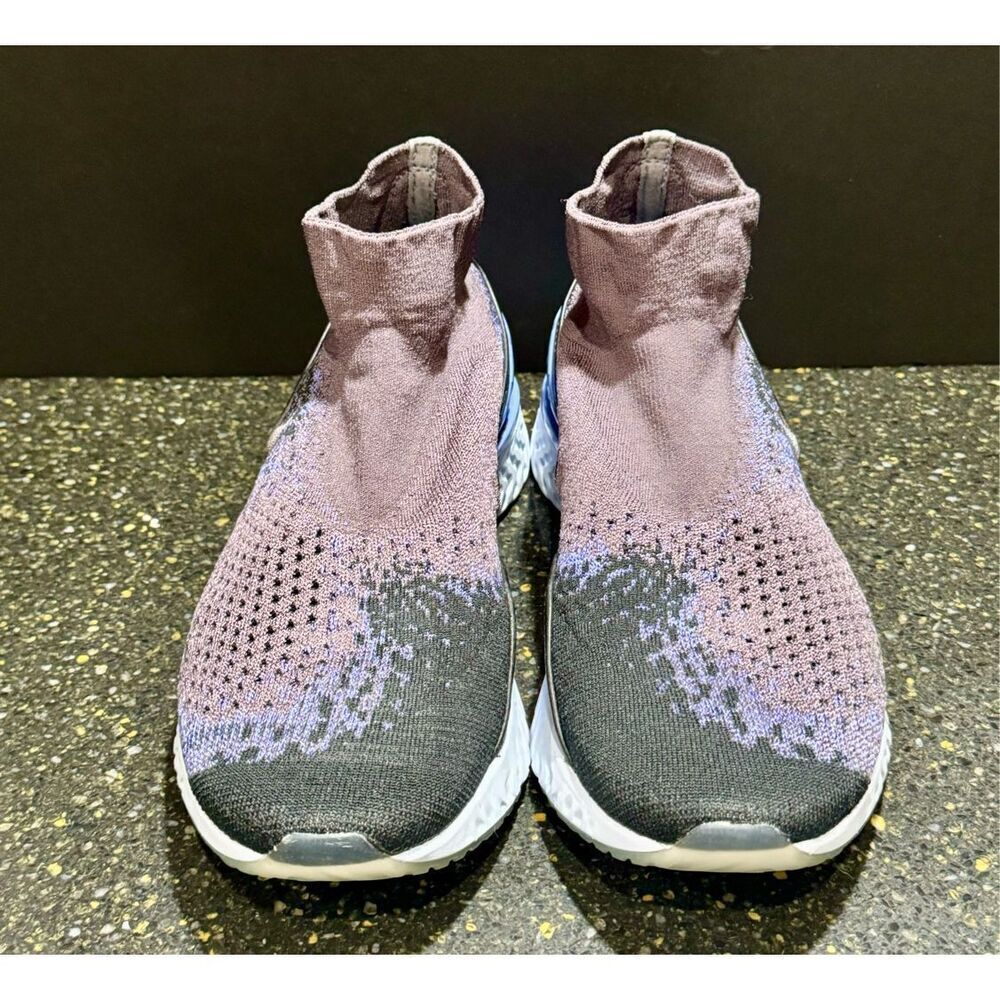 Nike Rise React Flyknit. Thunder Gray/Sapphire. M… - image 2